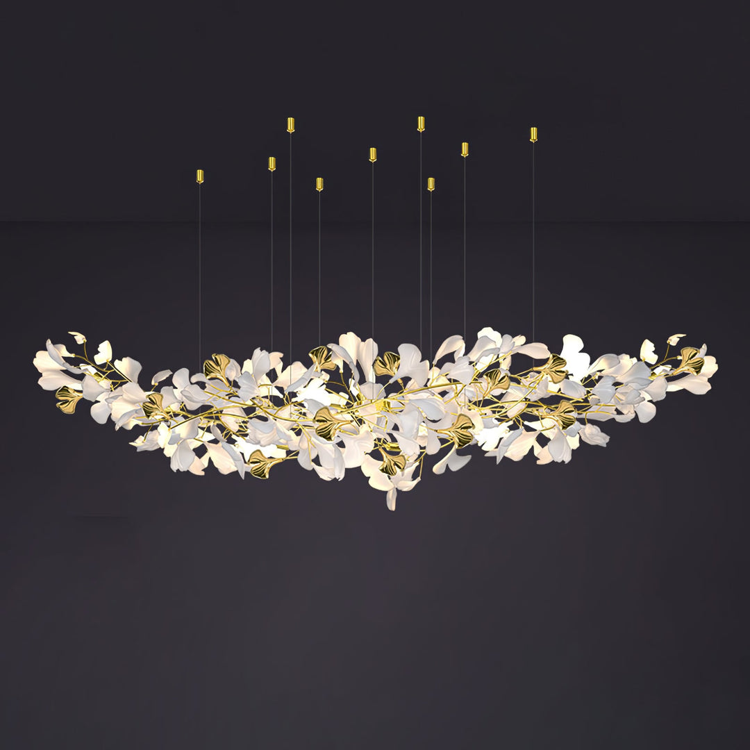 Gingko Draperad Kandelaber