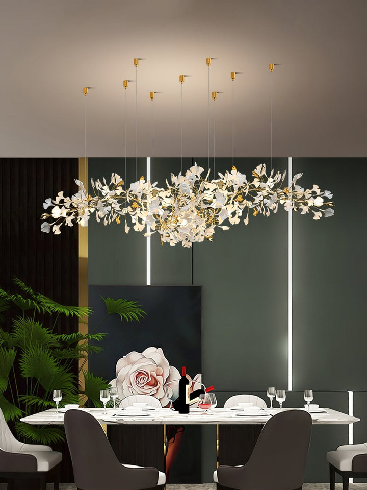 Gingko Draperad Kandelaber