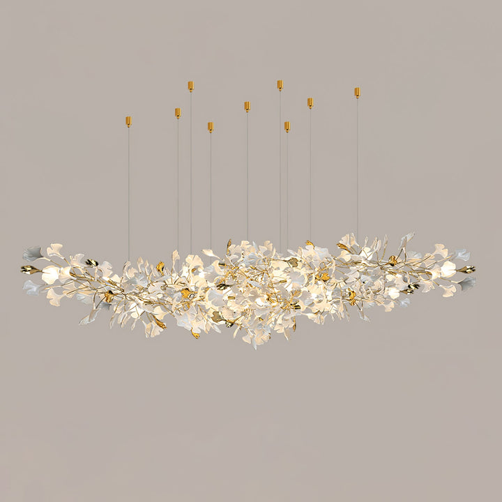 Gingko Draperad Kandelaber