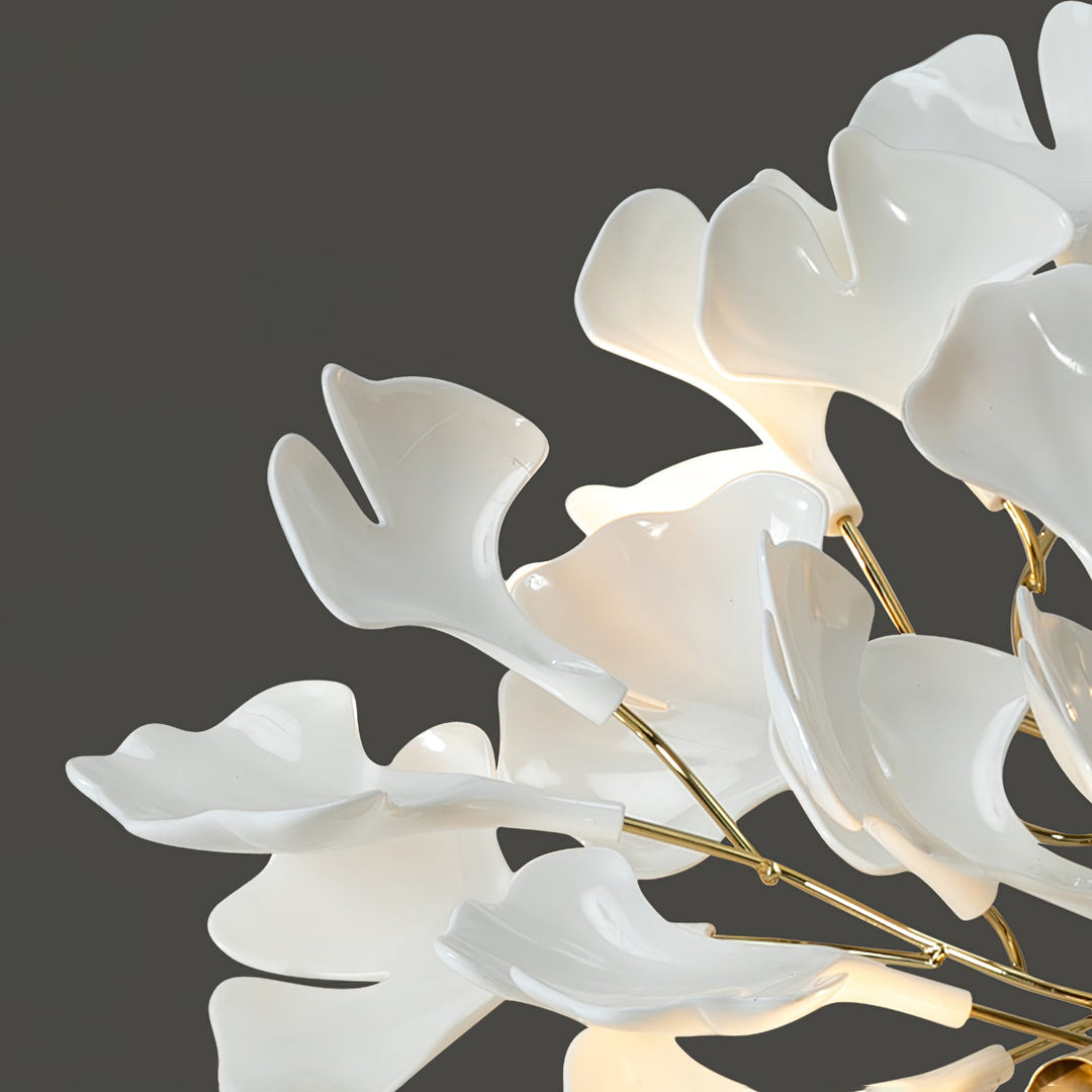 Gingko Draperad Kandelaber