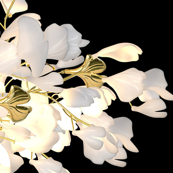 Gingko Draperad Kandelaber