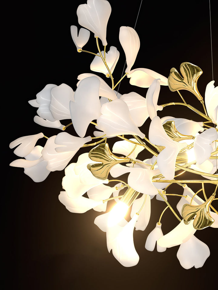 Gingko Draperad Kandelaber