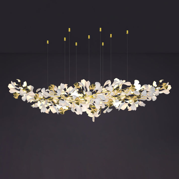 Gingko Draperad Kandelaber