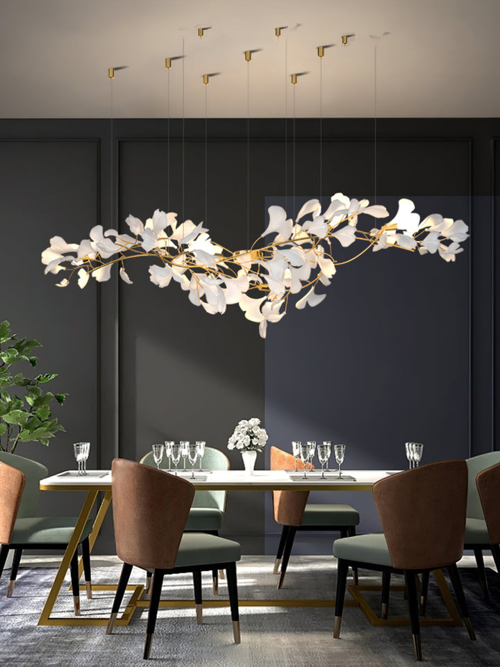 Gingko Draperad Kandelaber