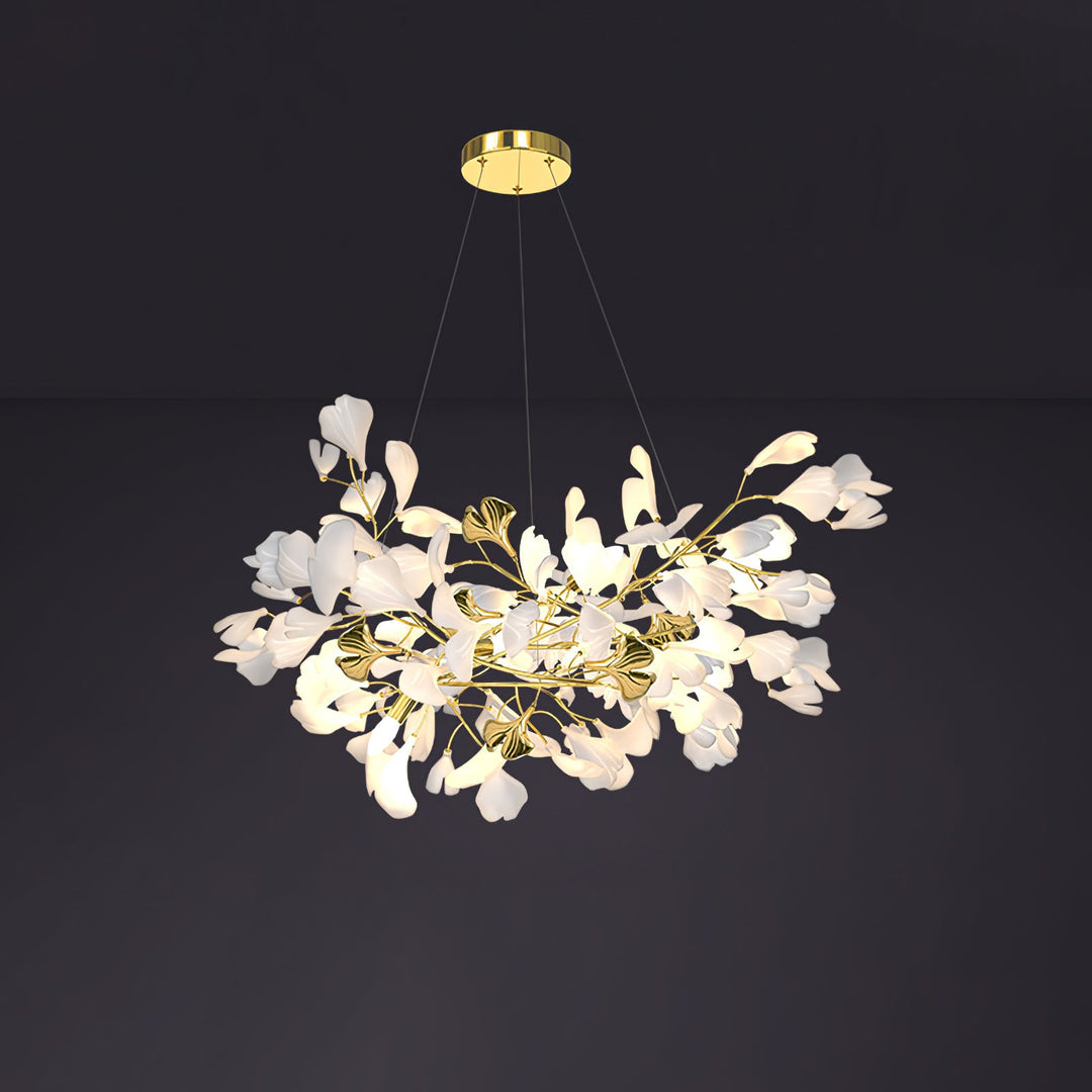 Gingko Draperad Kandelaber