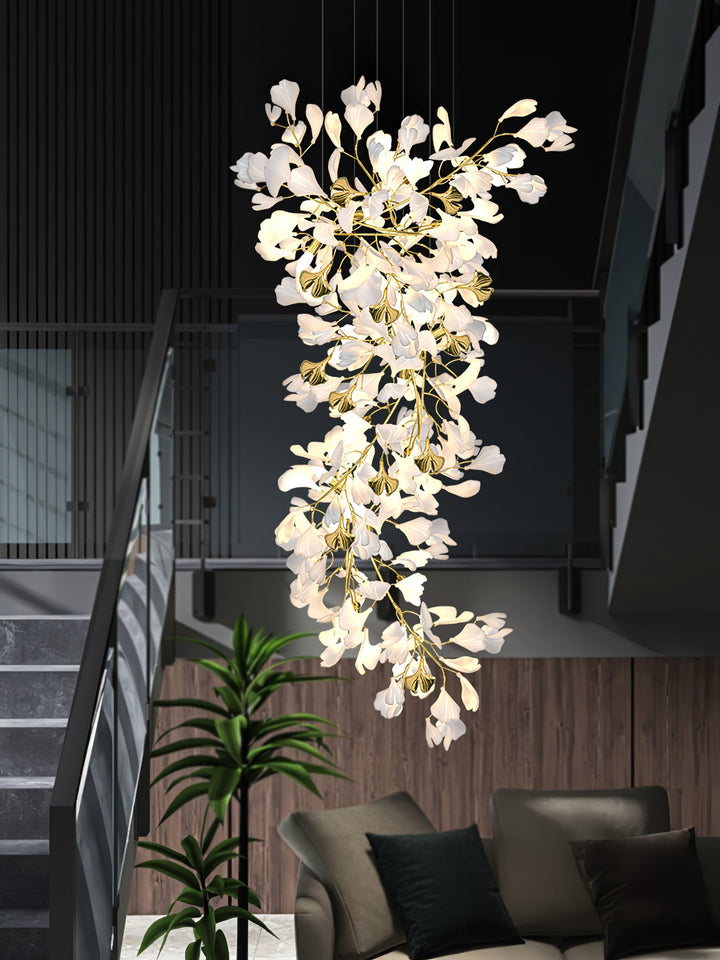 Gingko Draperad Kandelaber
