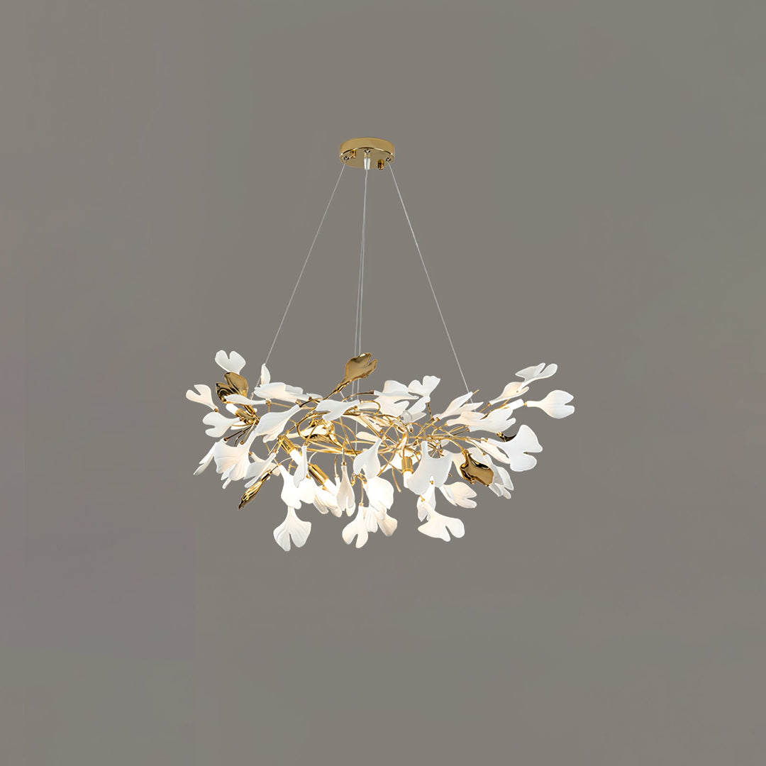 Gingko Draperad Kandelaber
