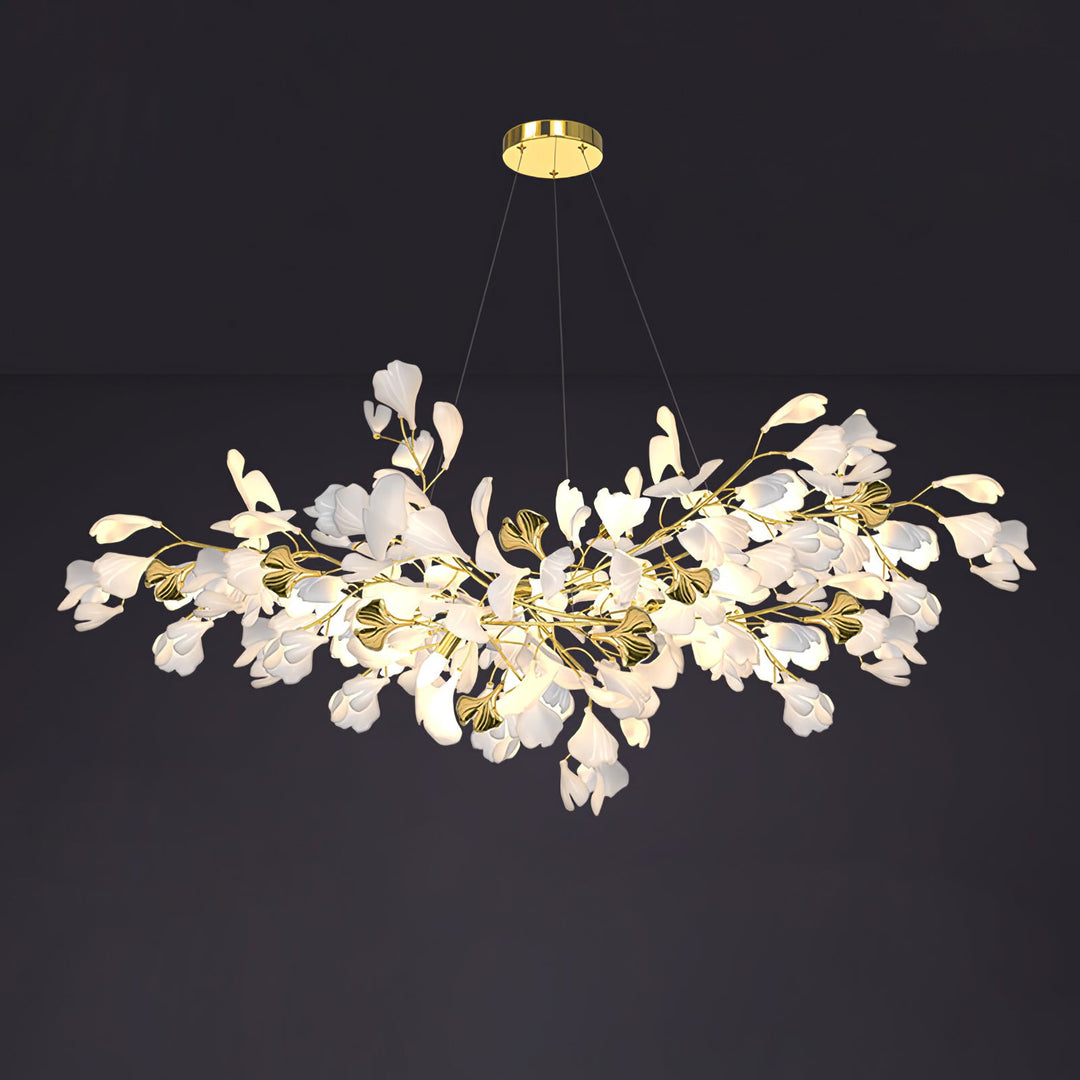 Gingko Draperad Kandelaber