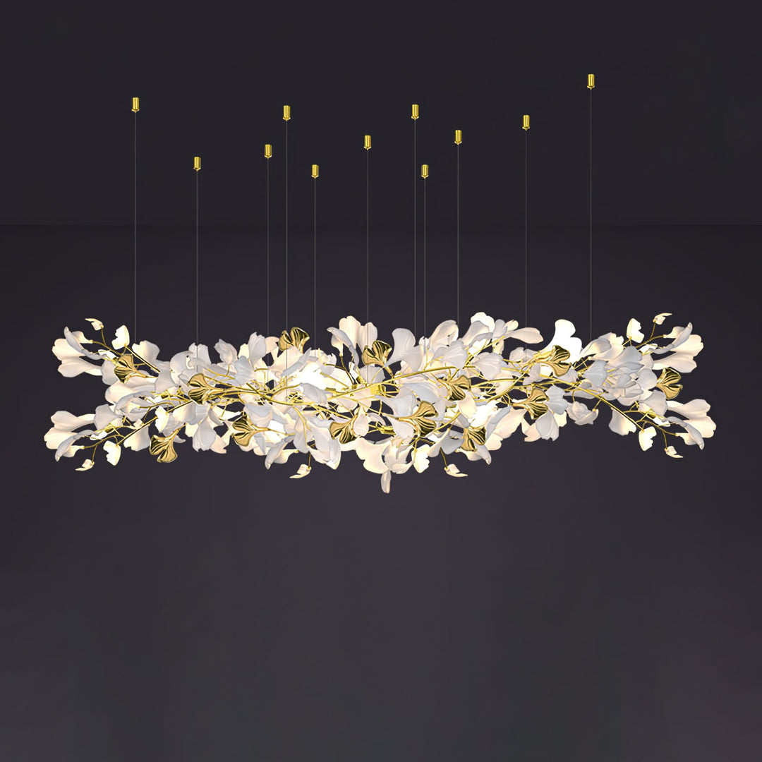 Gingko Draperad Kandelaber