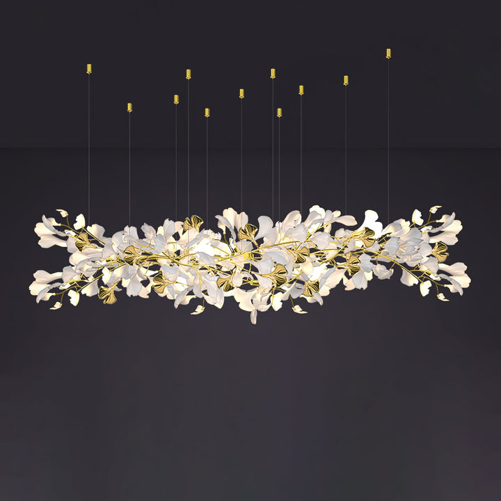 Gingko Draperad Kandelaber
