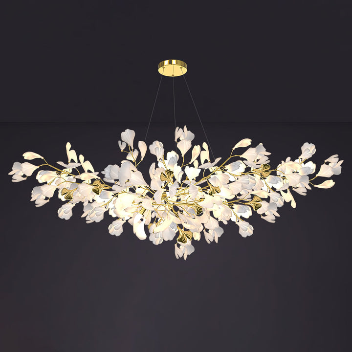 Gingko Draperad Kandelaber