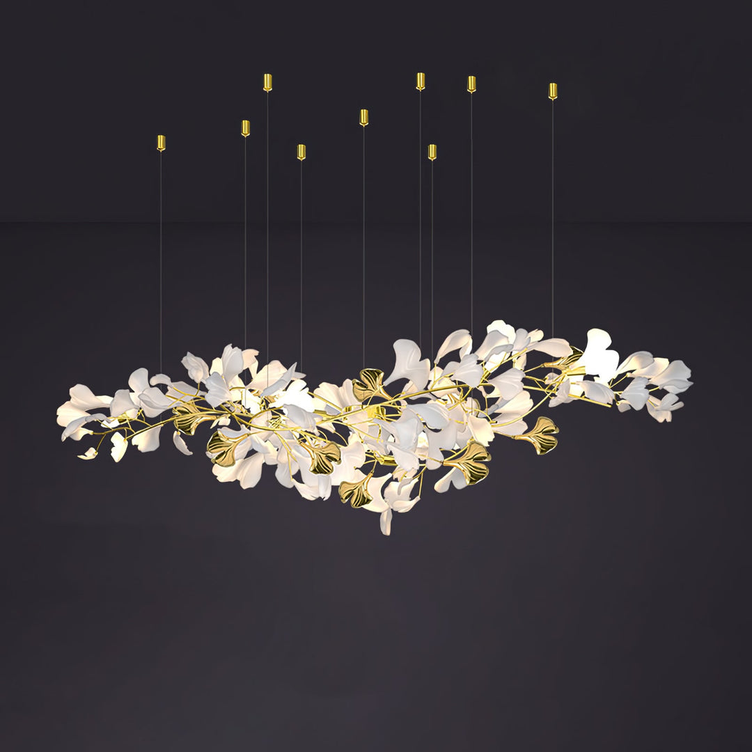 Gingko Draperad Kandelaber