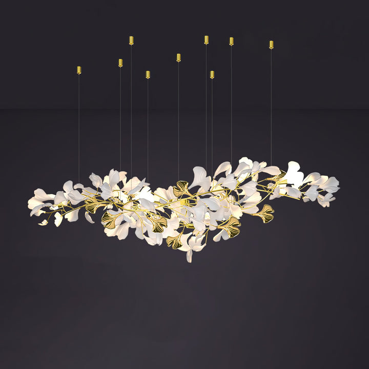 Gingko Draperad Kandelaber