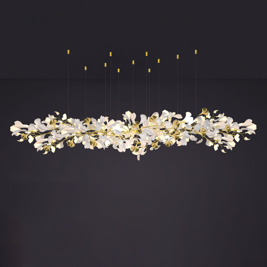 Gingko Draperad Kandelaber