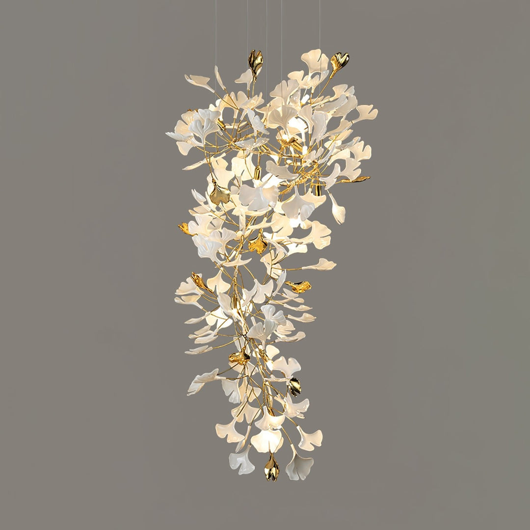 Gingko Draperad Kandelaber