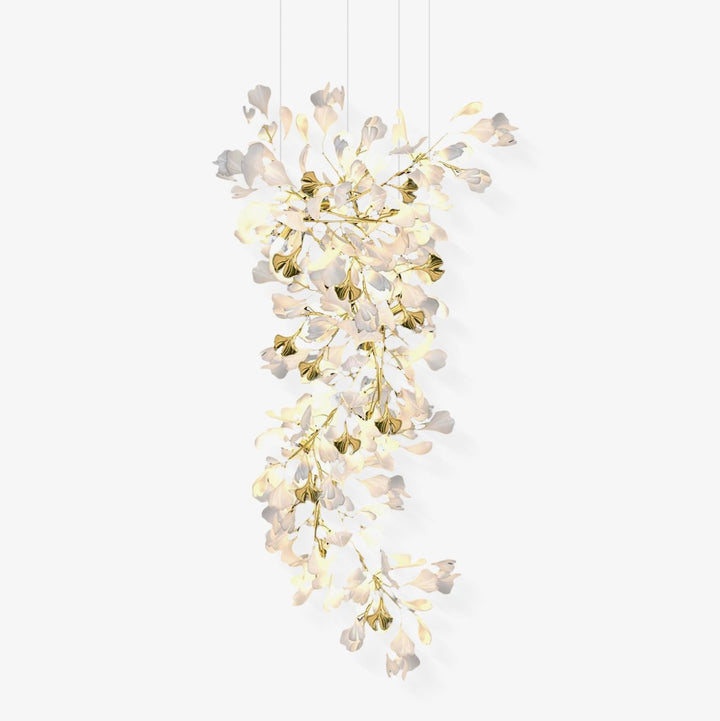 Gingko Draperad Kandelaber