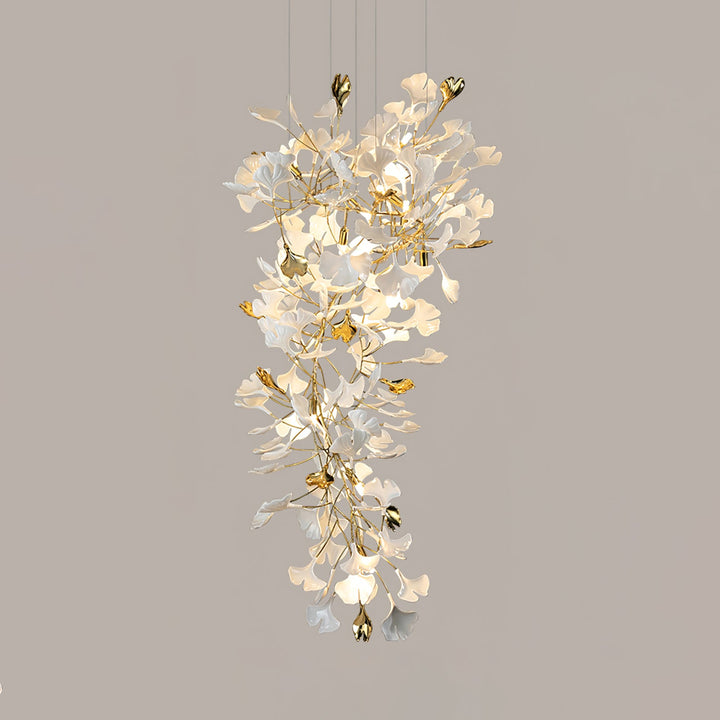 Gingko Draperad Kandelaber