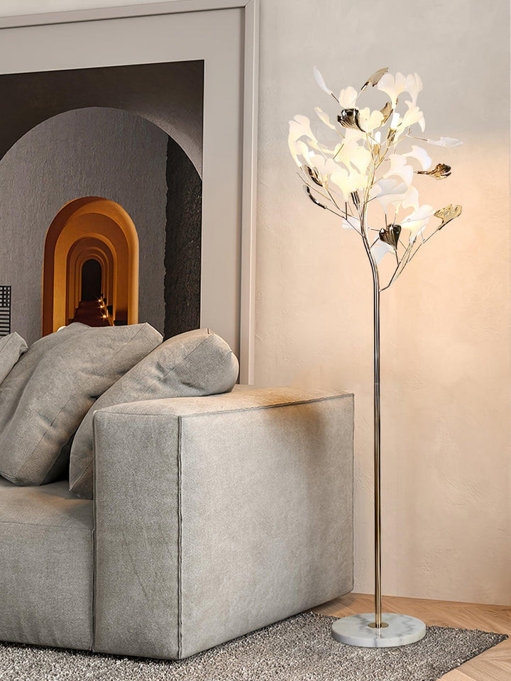 Ginkgo Blad Golvlampa
