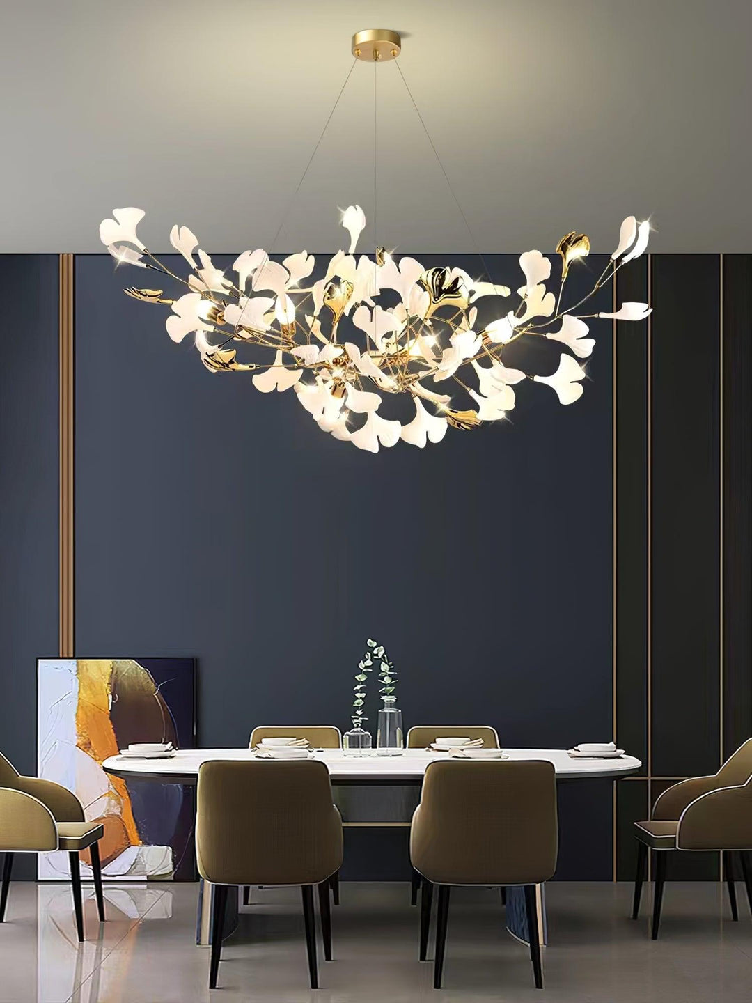 Horizon Bloom Gingko Kandelaber