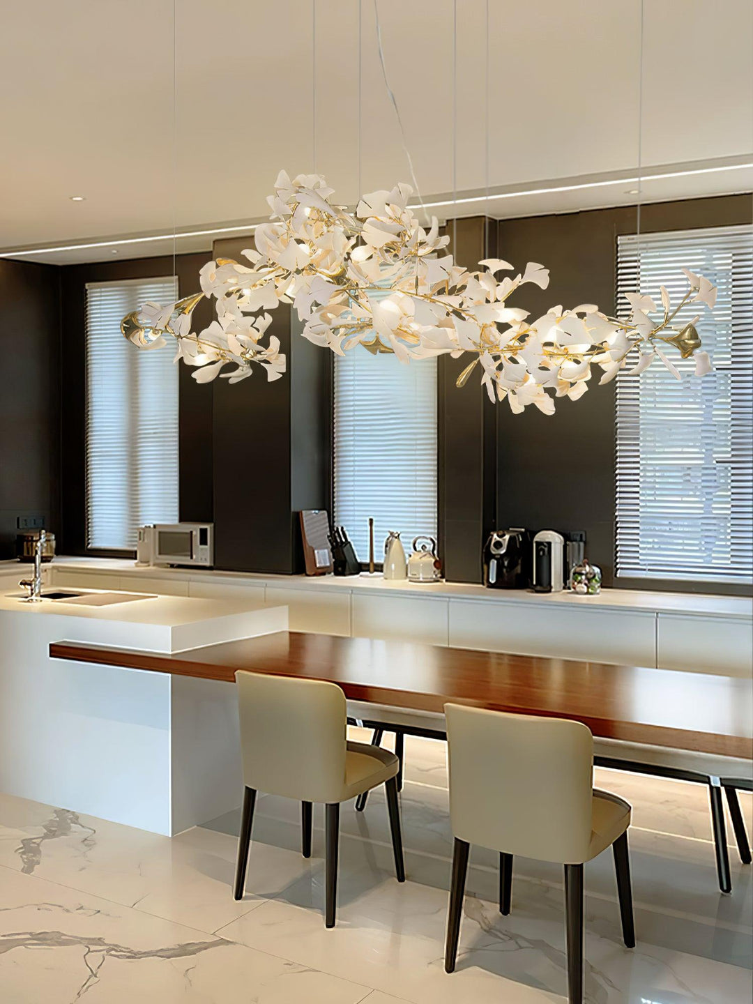 Horizon Bloom Gingko Kandelaber