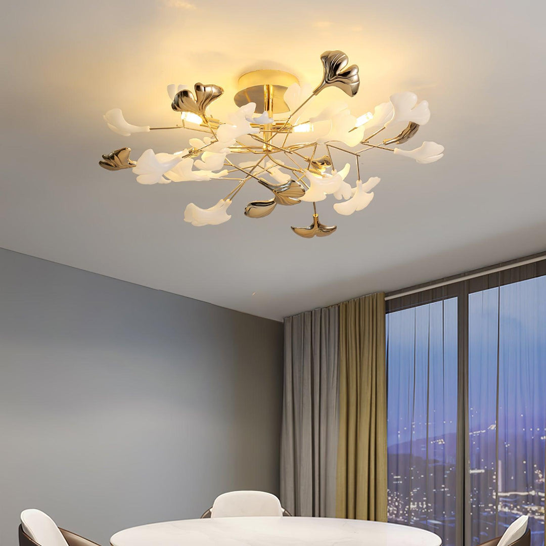Gingko Flush Taklampa