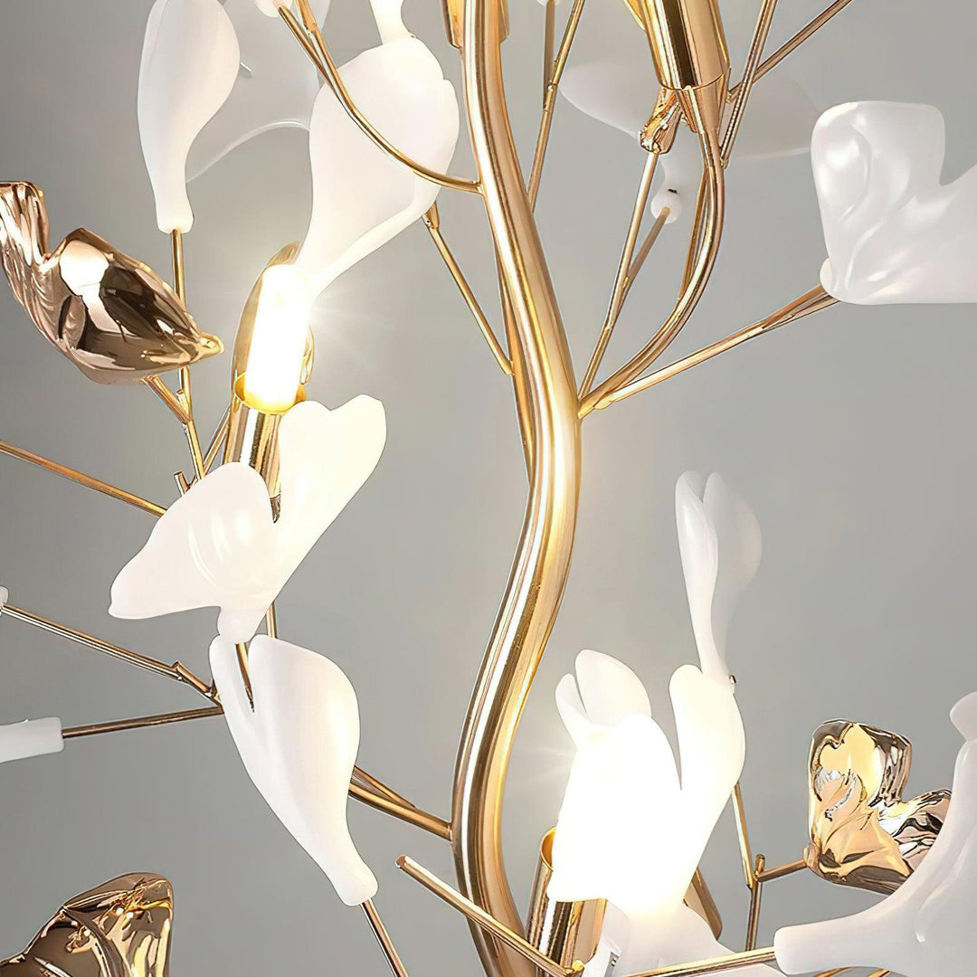 Ginkgo Blad Golvlampa