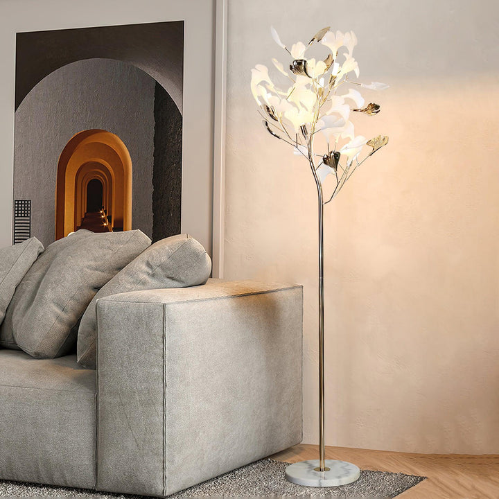 Ginkgo Blad Golvlampa