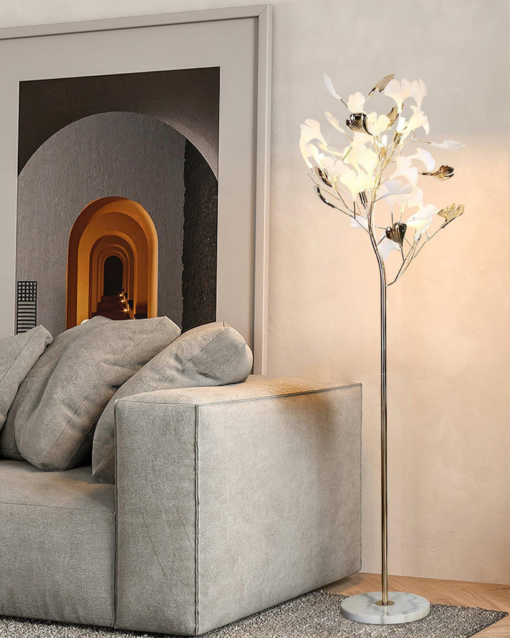 Ginkgo Blad Golvlampa