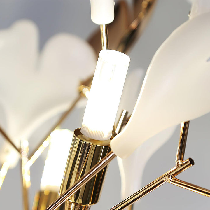 Ginkgo Blad Golvlampa
