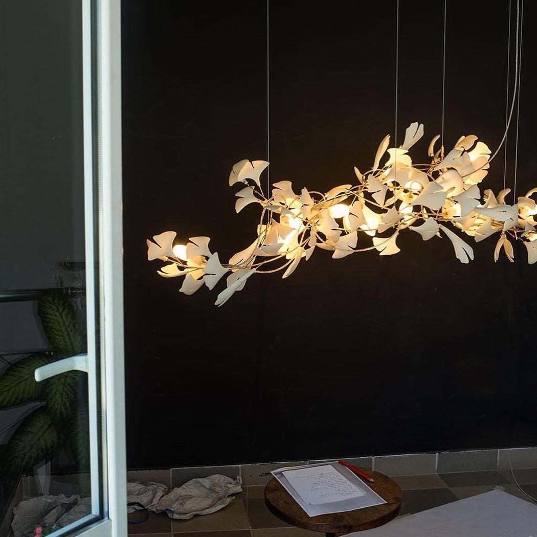 Porslins Gingko Kandelaber