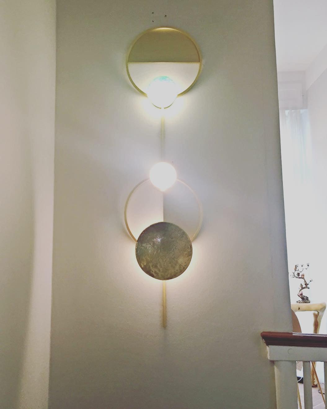 Ädelsten Vägglampa
