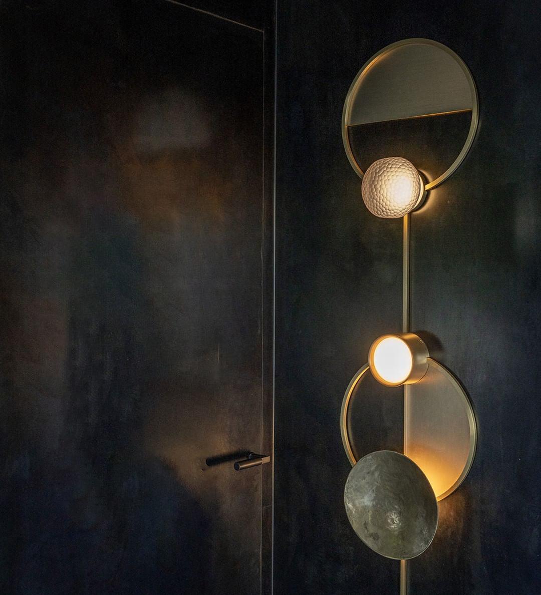 Ädelsten Vägglampa