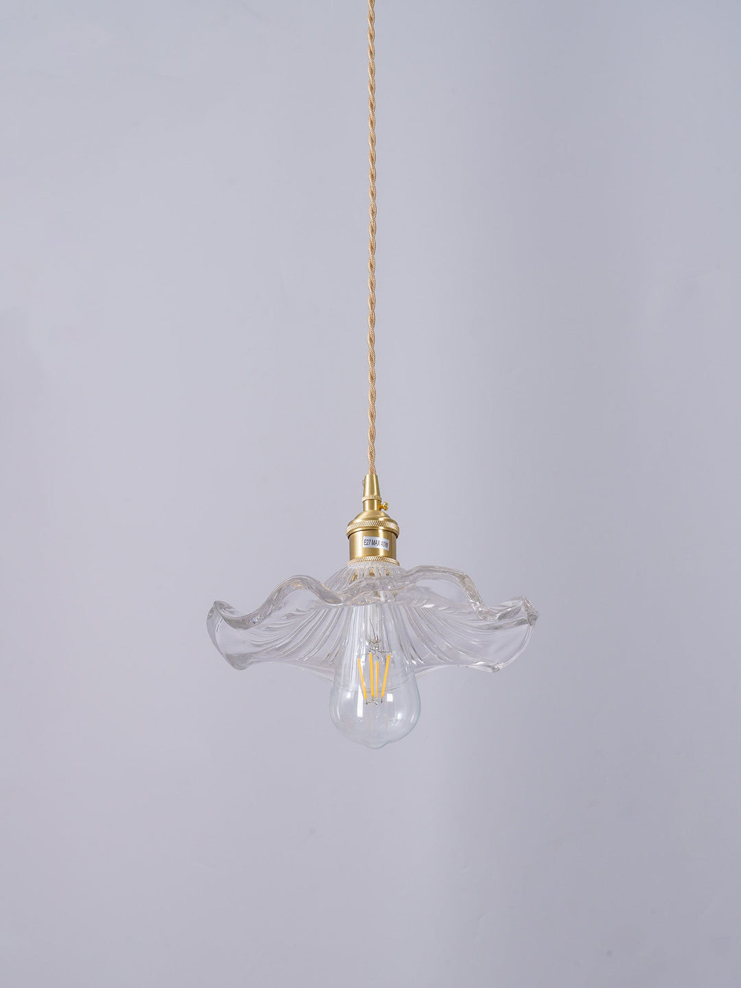 Glas Hibiskusblomma Swag Lampa