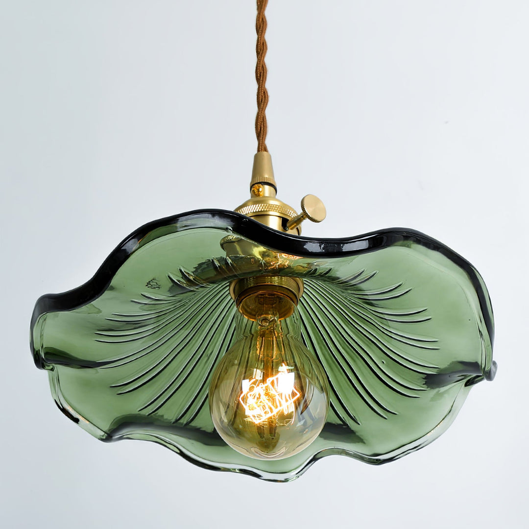 Glas Hibiskusblomma Swag Lampa