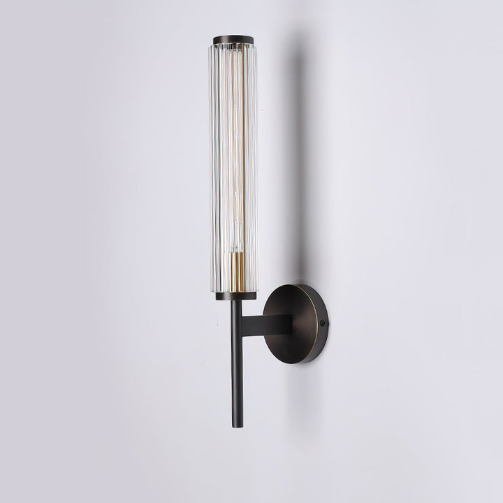 Glas Linjär Mässings Vägglampa