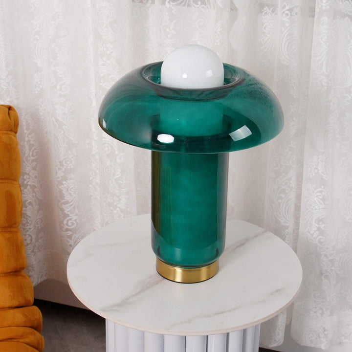 Glas Svamp Bordslampa