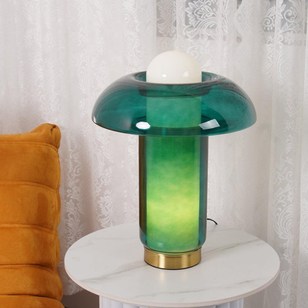 Glas Svamp Bordslampa