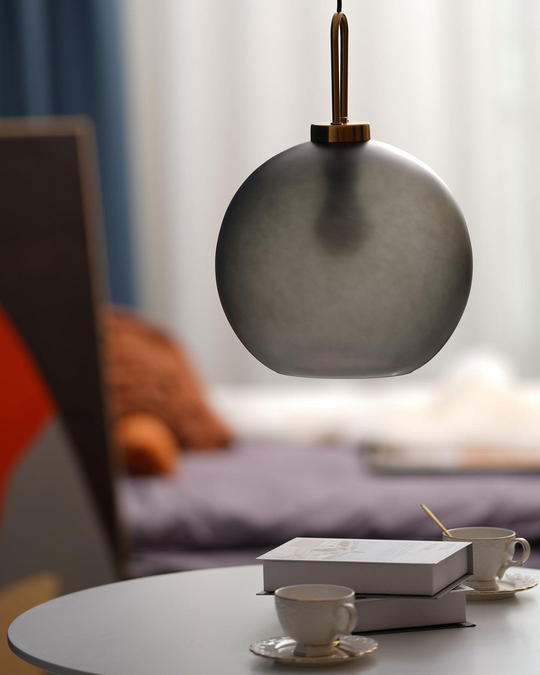 Glaspendel Swag-lampa