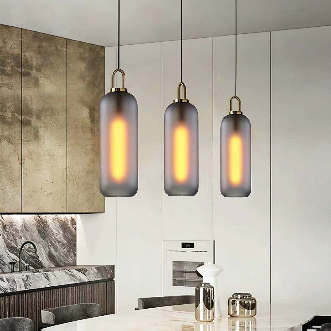 Glaspendel Swag-lampa