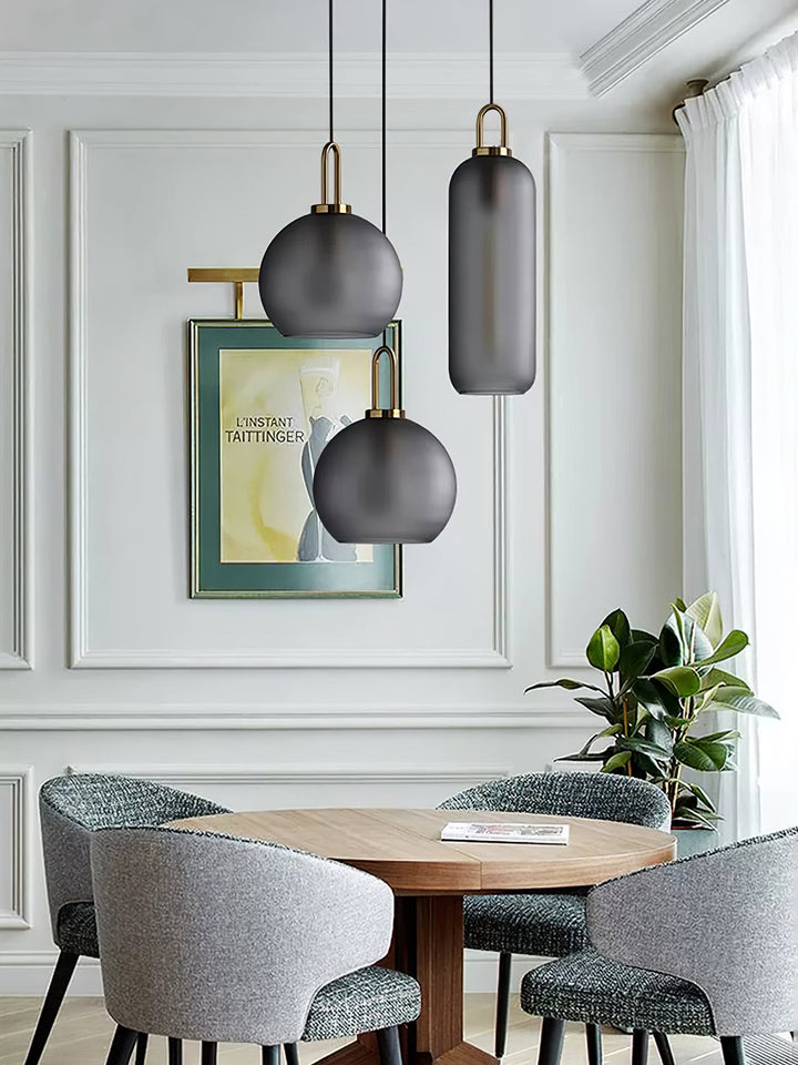 Glaspendel Swag-lampa
