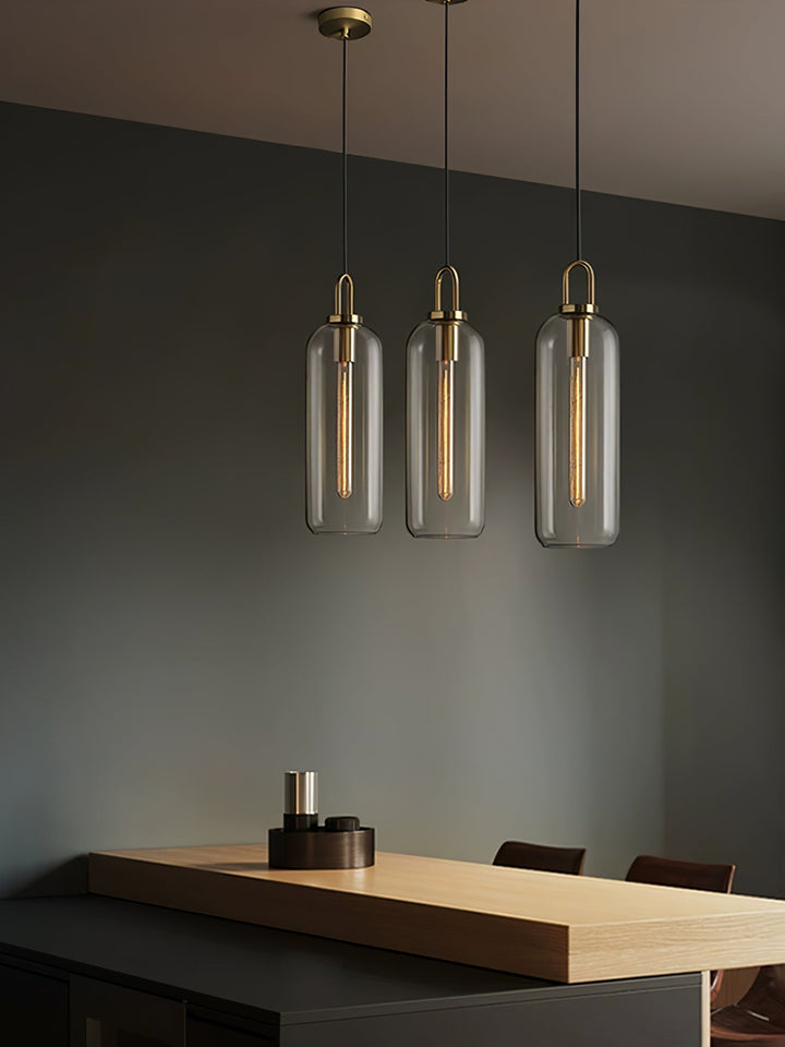 Glaspendel Swag-lampa