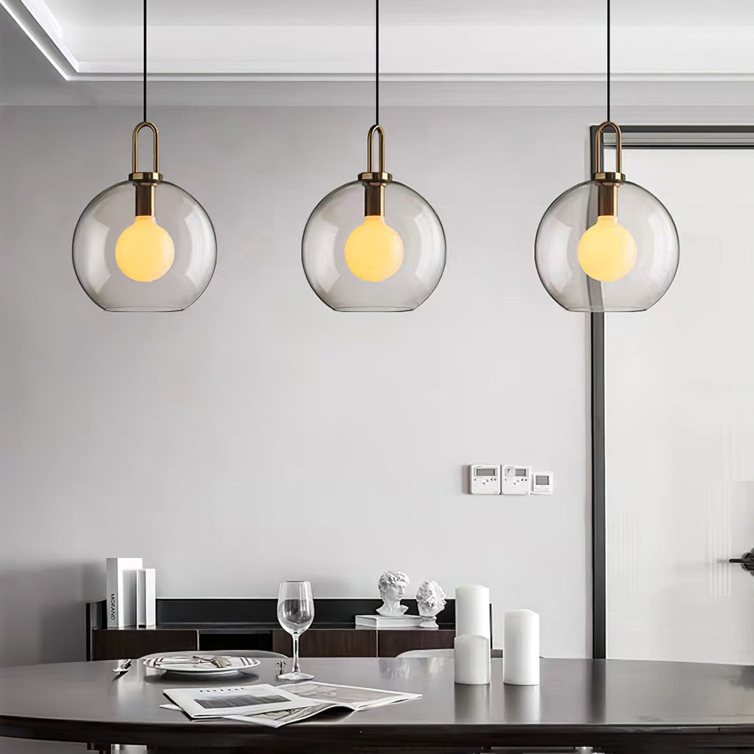 Glaspendel Swag-lampa