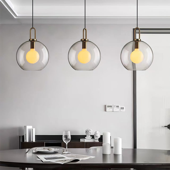 Glaspendel Swag-lampa