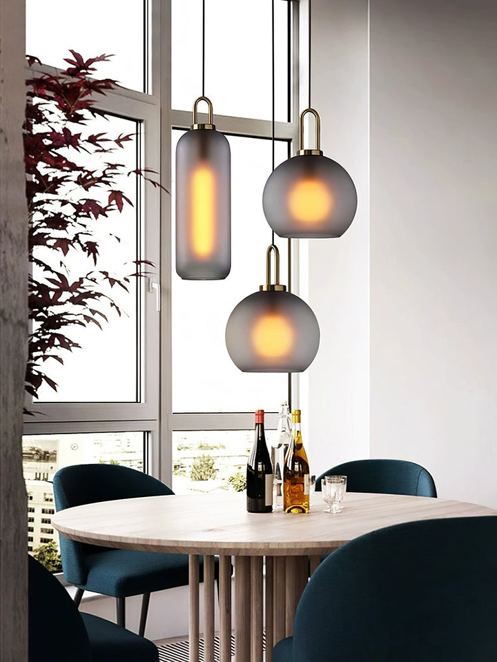 Glaspendel Swag-lampa
