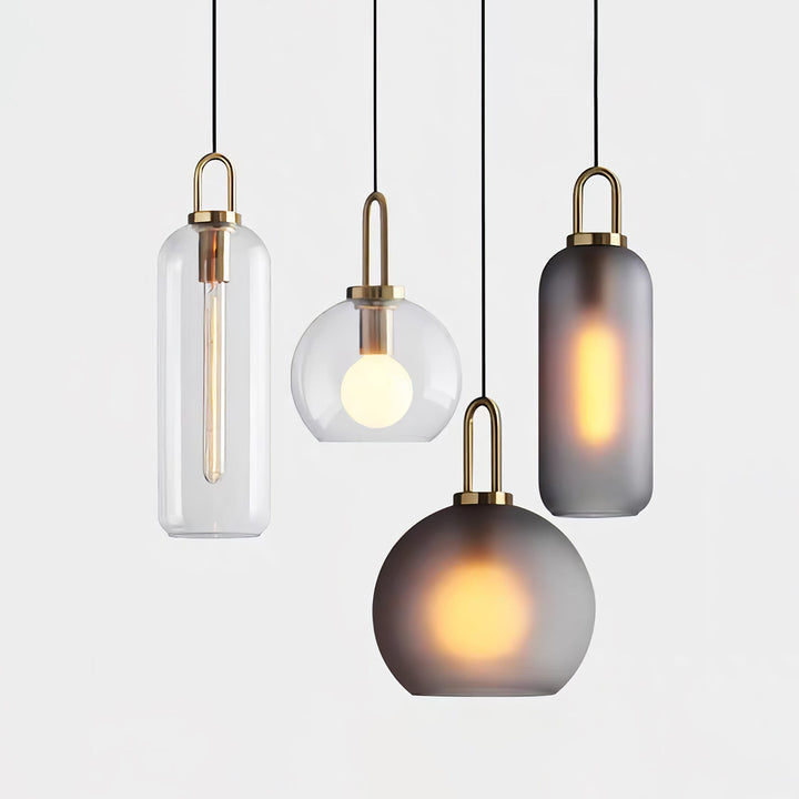 Glaspendel Swag-lampa