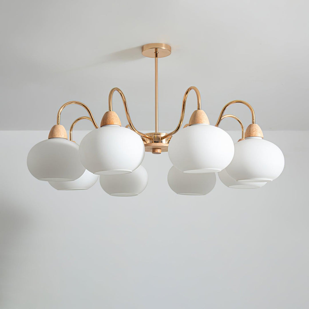 Glas Persimon Lampa