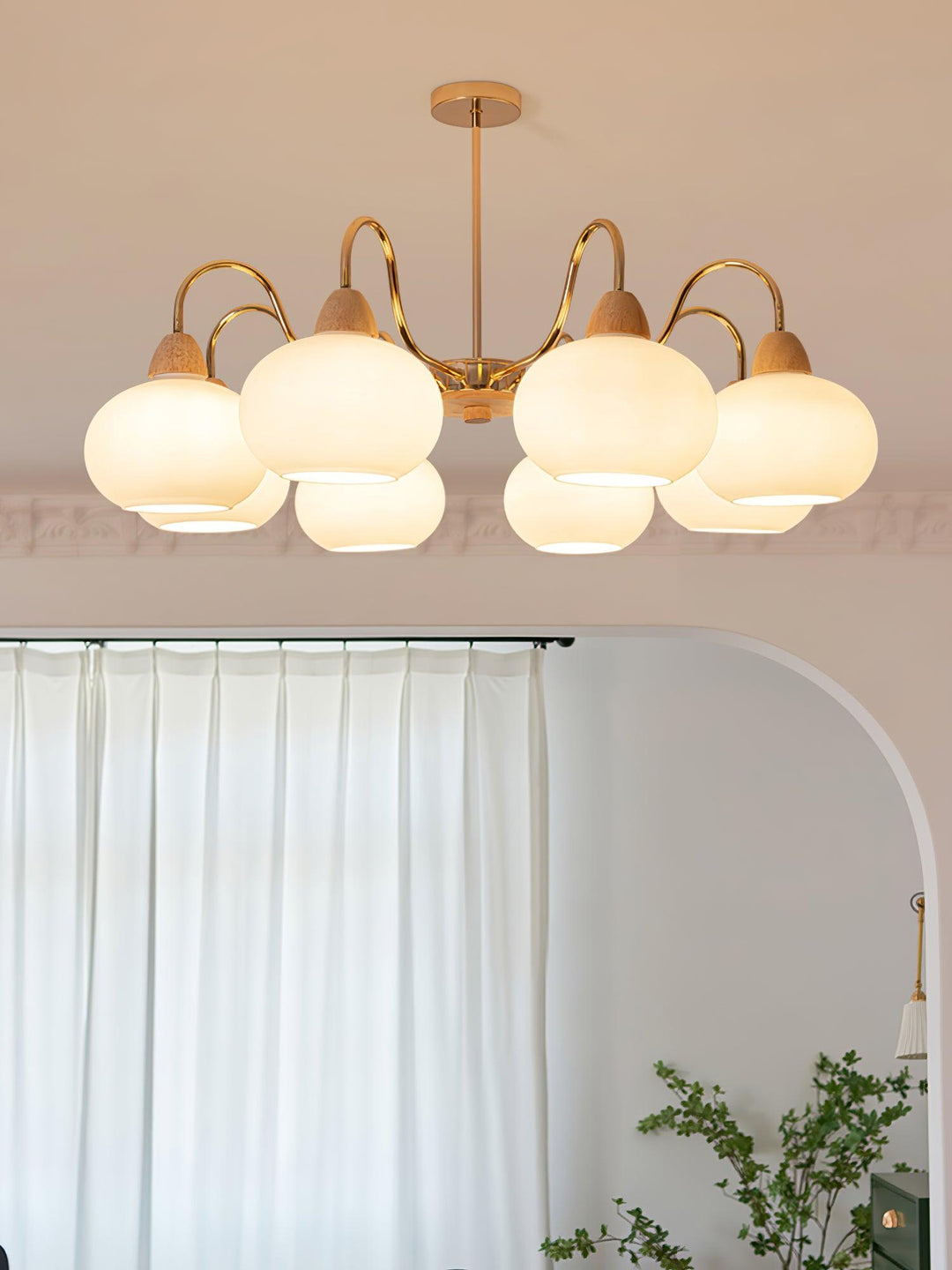 Glas Persimon Lampa