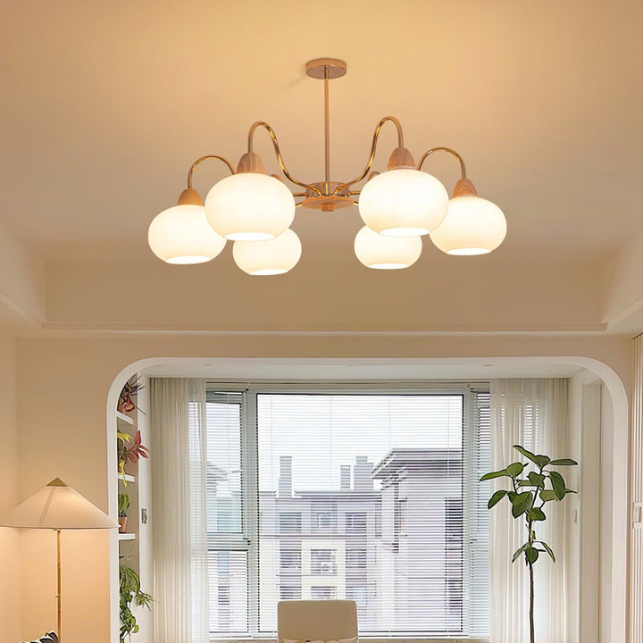 Glas Persimon Lampa