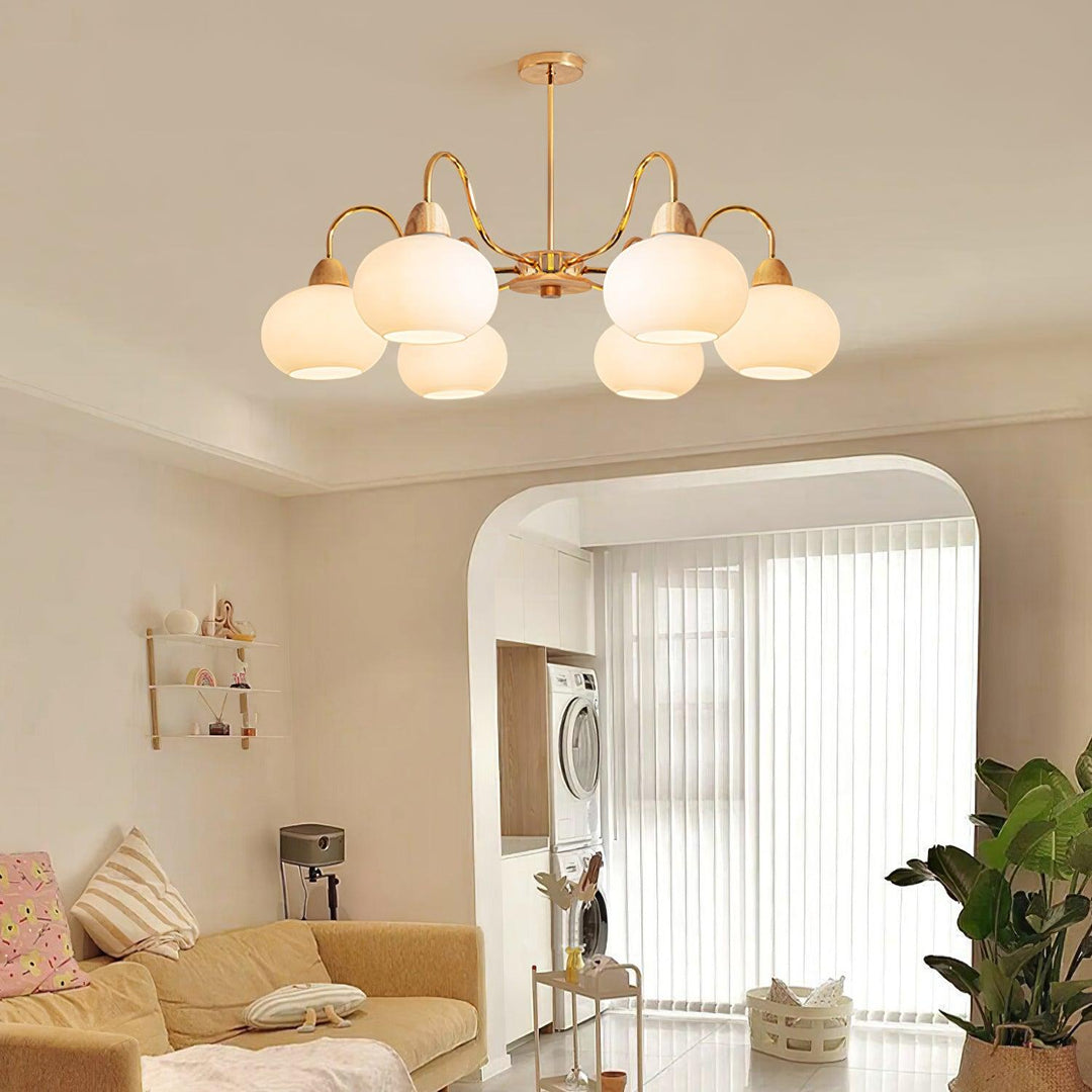 Glas Persimon Lampa