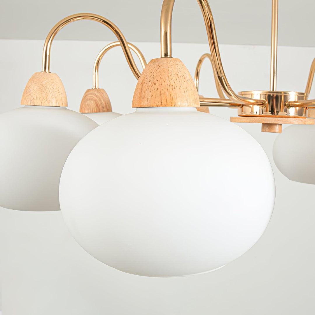 Glas Persimon Lampa